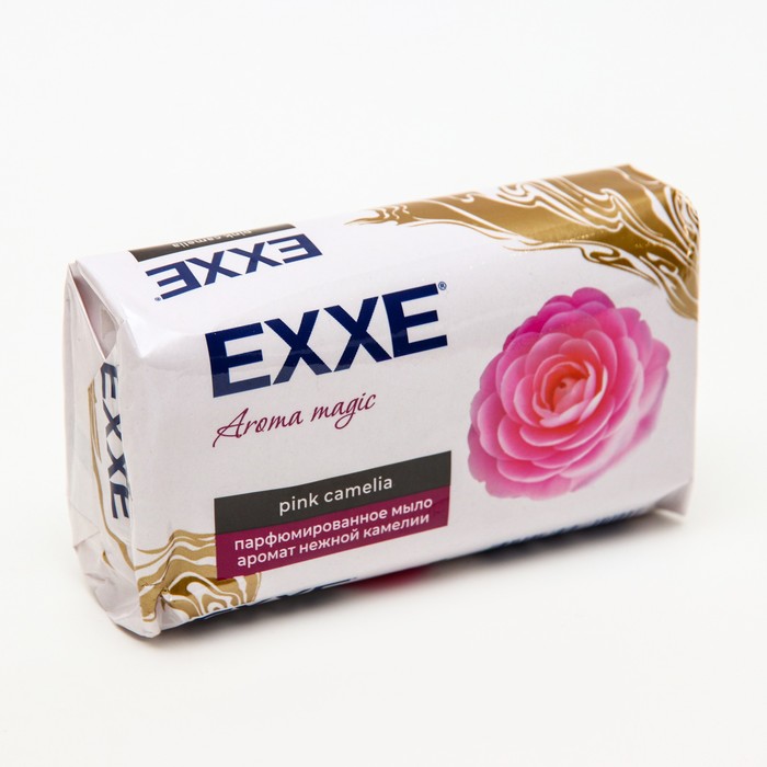 Туалетное мыло парфюмированное EXXE аромат нежной камелии, 140 г туалетное мыло парфюмированное exxe аромат ириса и мускуса 140 г