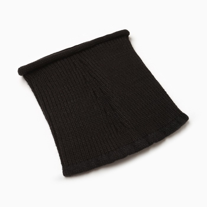 Шарф (Снуд), цвет чёрный шарф снуд caffelatte