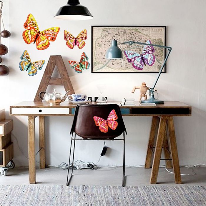 Набор пожеланий "Бабочки с пожеланиями"