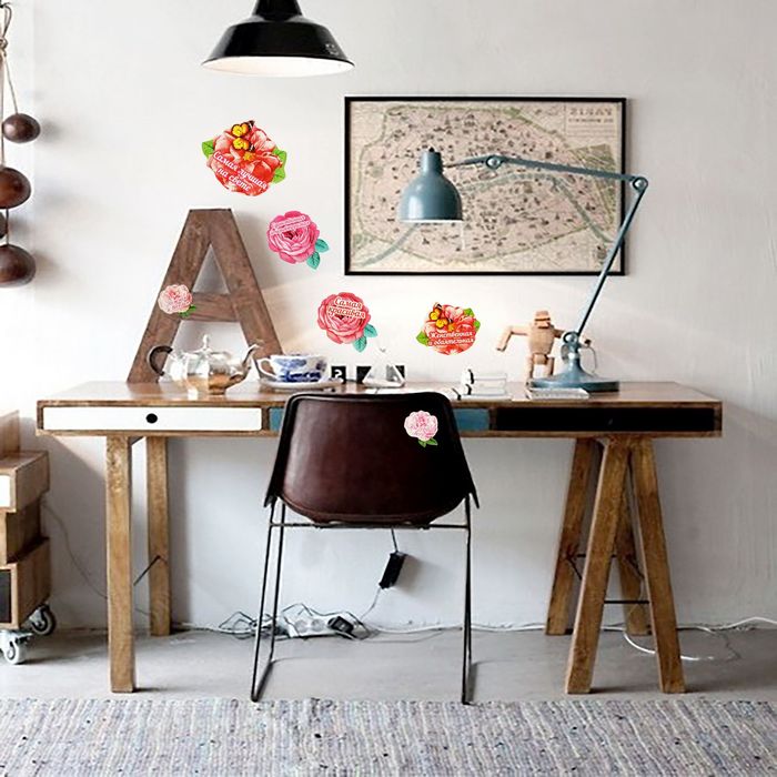 Набор пожеланий "Цветочные поздравления"