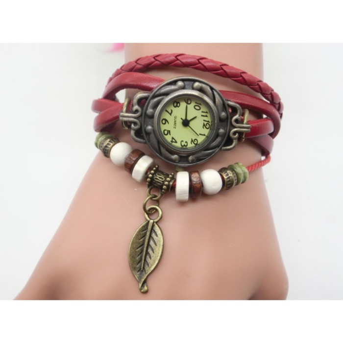 Часы наручные женские Элиос, дискретный ход, ремешок 19.5 см, d-2.5 см, красные часы наручные кварцевые женские мида дискретный ход d 3 см ремешок 8 5 и 11 см микс