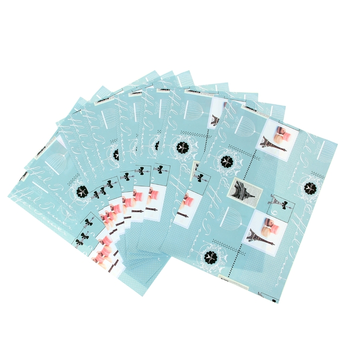 Бумага для творчества "Сладкий Париж" А4 плотность 80 гр