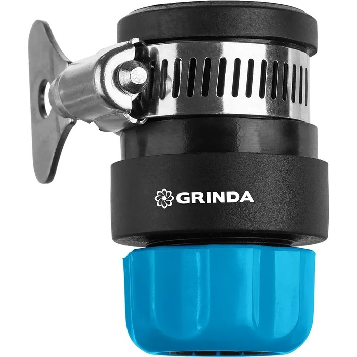 

Коннектор, 3/4" (19 мм), с хомутом для шланга, GRINDA