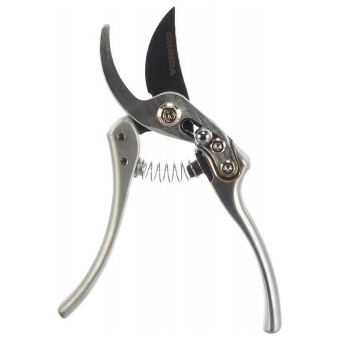 

Секатор плоскостной, 8.2" (21 см), с алюминиевыми коваными ручками, GRINDA