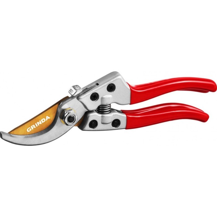 

Секатор плоскостной, 8" (20.5 см), с алюминиевыми ручками, GRINDA