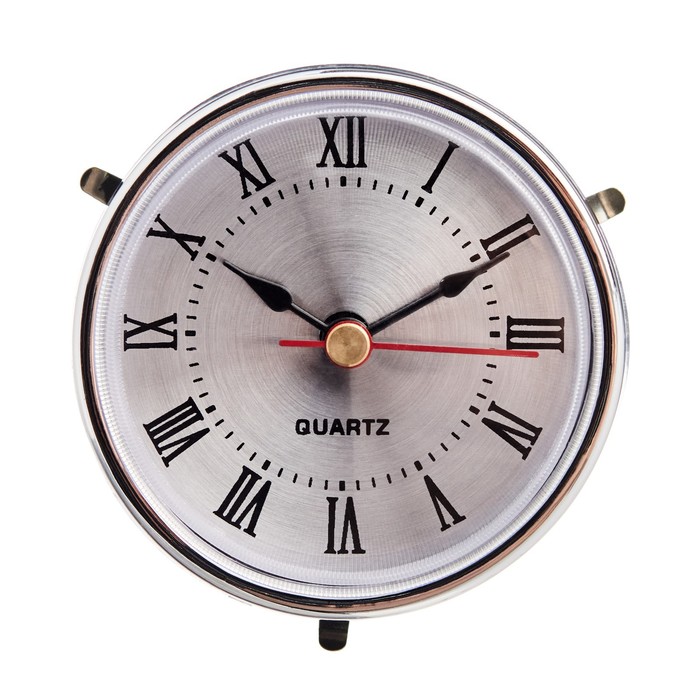 Вставка часы кварцевые, d-6.5 см, 1ААА, дискретный ход вставка часы кварцевые d 9 см 1аа плавный ход серебро