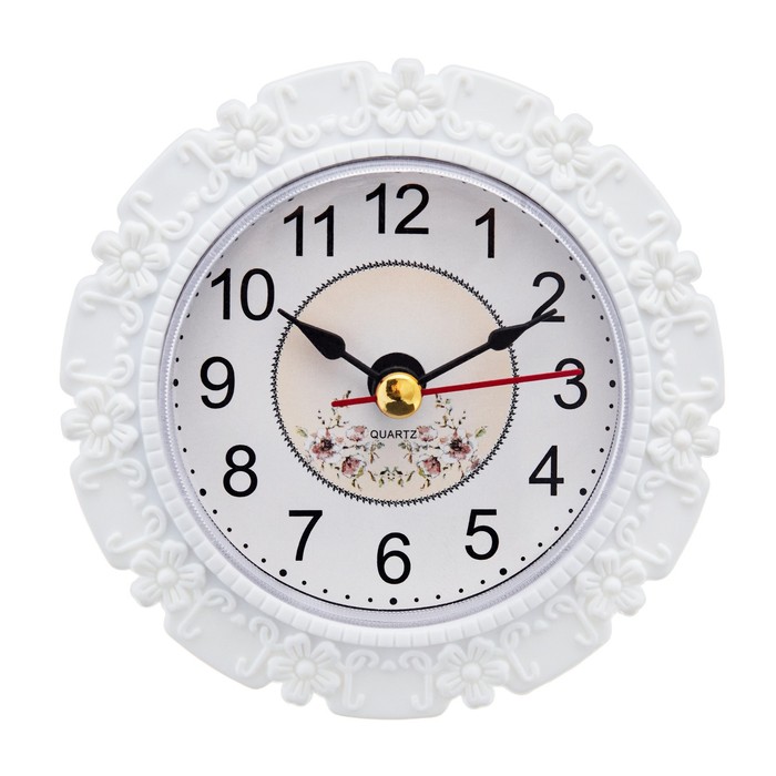 Вставка часы кварцевые, d-8.3 см, 1ААА, дискретный ход часы наручные кварцевые мужские kanima дискретный ход ремешок 8 и 10 х 2 см d 4 см