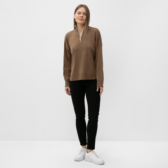 фото Свитер женский, цвет коричневый, размер one size (42-46) little secret