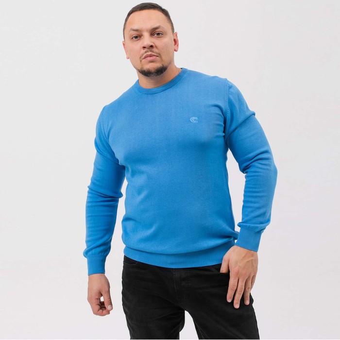 

Джемпер мужской, цвет голубой, размер 50 (XL)