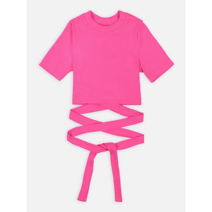 Топ для девочки с короткими рукавами Generation, рост 134 см, цвет розовый
