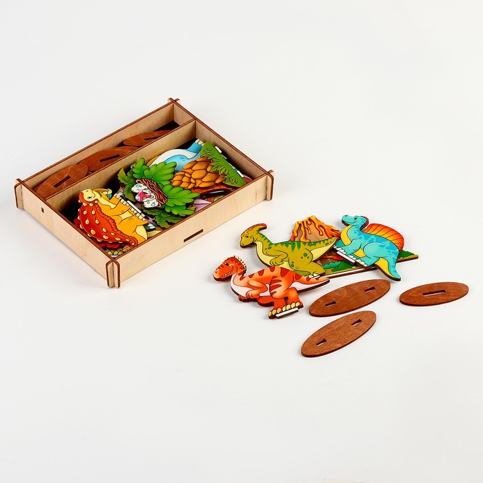 Игровой набор в коробке «Динозавры» 29 деталей цена и фото