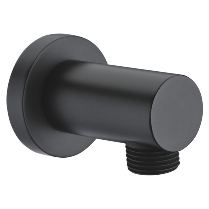 Подключение для душевого шланга WasserKRAFT A082, латунь, черный подключение для душевого шланга wasserkraft a082 латунь черный