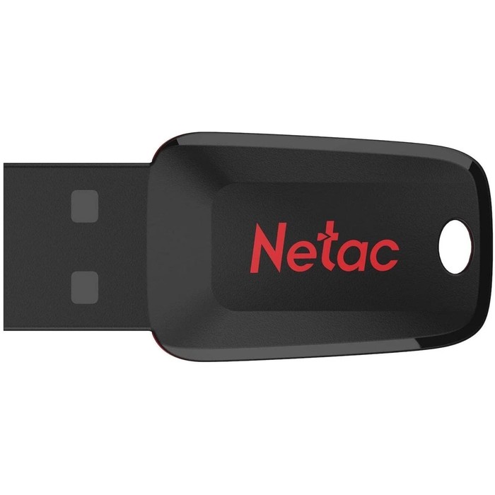 Флеш Диск Netac 64GB U197 NT03U197N-064G-20BK USB2.0 черный/красный флеш диск netac um1 128gb usb3 2