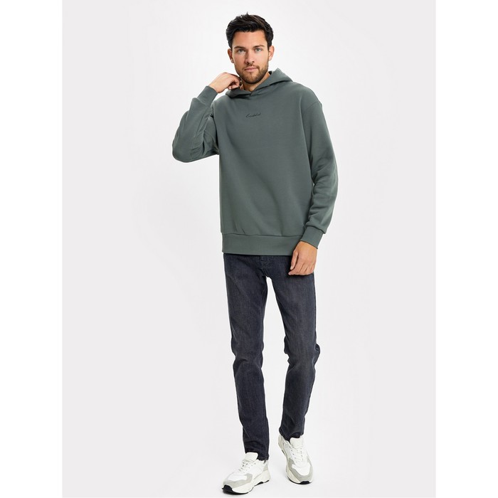 фото Толстовка мужская начёс, цвет хаки, размер 50 mark formelle