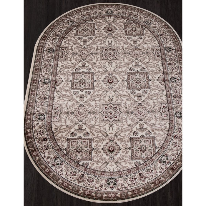

Ковёр овальный Colizey D868, размер 80x150 см, cream