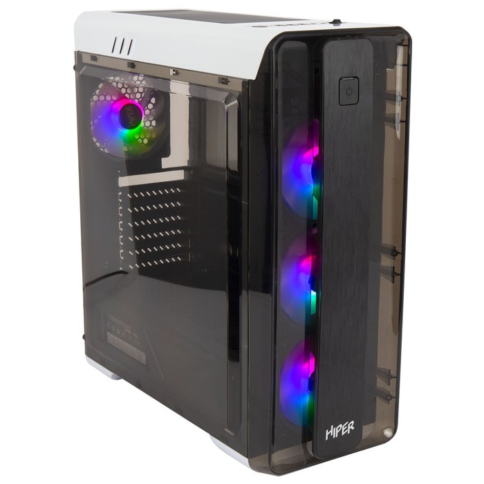

Корпус Hiper M11 FRGB-WT черный без БП ATX 2x120mm 1xUSB2.0 1xUSB3.0 audio bott PSU