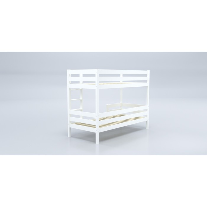 Кровать «Савушка»-01, 2-ярусная, цвет белый, 90х200 см