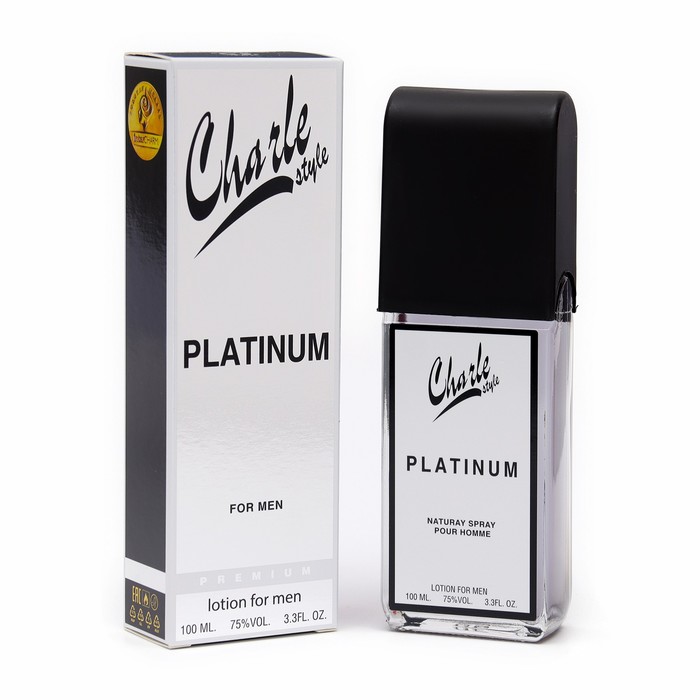 Лосьон одеколон после бритья Charle style Platinum по мотивам Egoist Platinum Chanel 100 мл 169₽