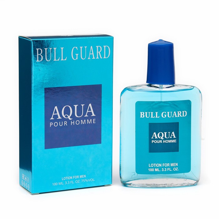 Лосьон одеколон после бритья Bull Guard Aqua, по мотивам Bulgari Aqua, 100 мл