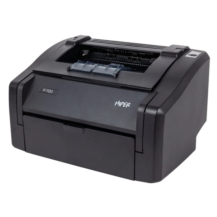 Принтер лазерный ч/б Hiper P-1120, А4, чёрный принтер лазерный hiper p 1120 p 1120 gr a4