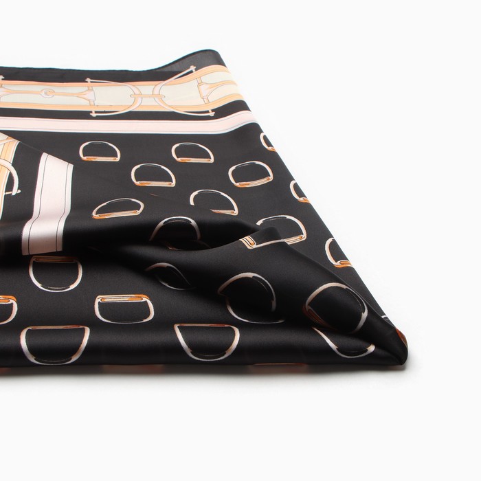 фото Платок женский minaku 70*70 см, черный