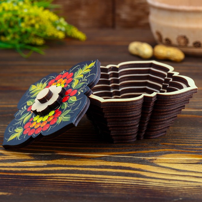 Солонка «Рябина», 9,5×9,5 см, 200 мл