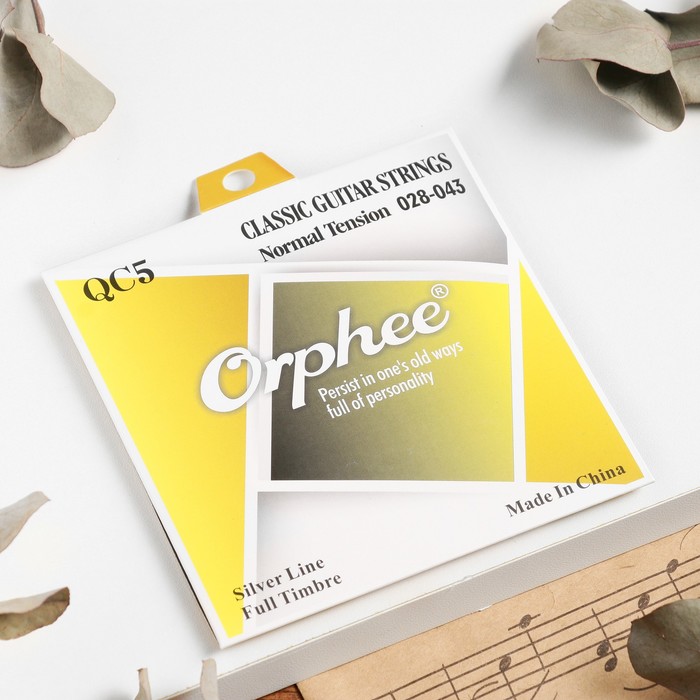 

Струны для классической гитары Orphee QC5, 028-043