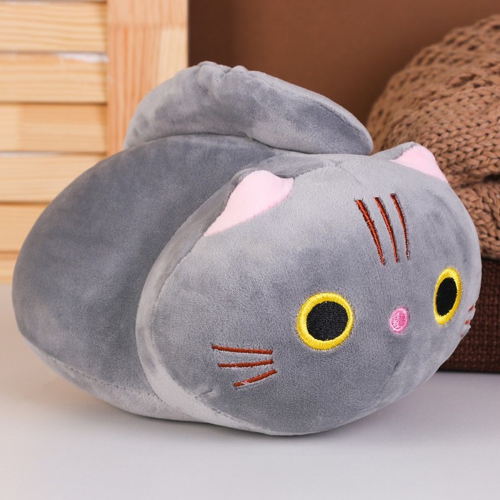 

Мягкая игрушка «Котёнок», 20 см, цвет серый