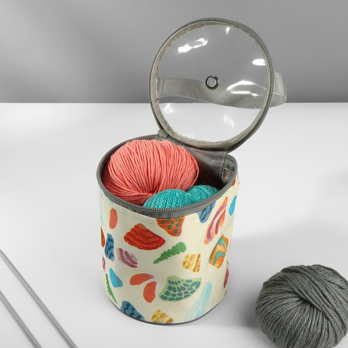 

Сумка-футляр, 1 люверс, d = 13 × 14 см, цвет разноцветный