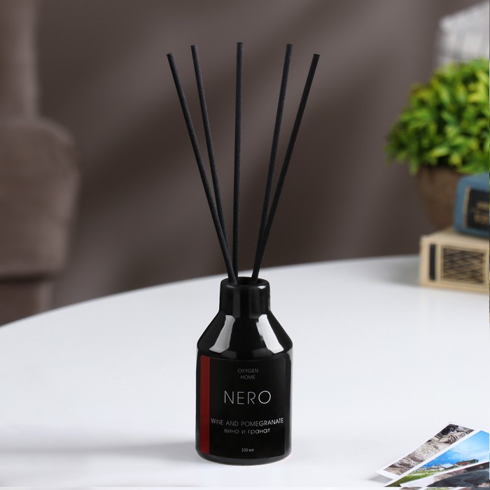 

Диффузор ароматический в фарфоре NERO "Wine and pomegranate", 100 мл, вино гранат