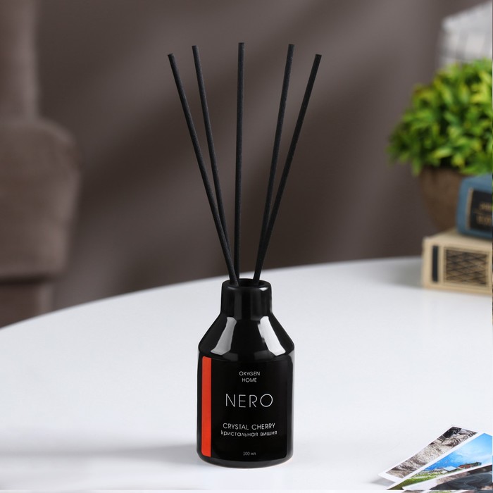 

Диффузор ароматический в фарфоре NERO "Crystal cherry", 100 мл, вишня