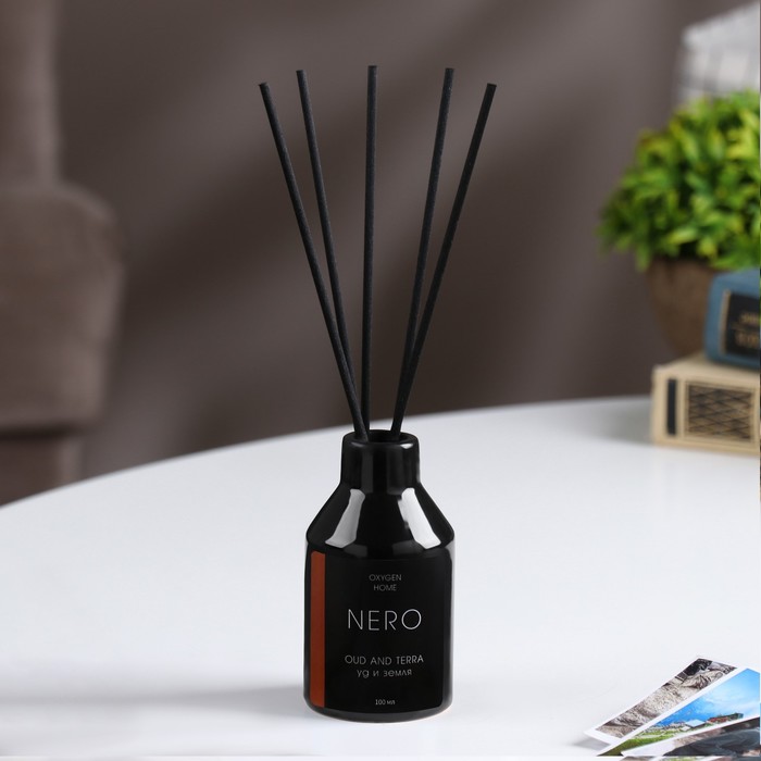 

Диффузор ароматический в фарфоре NERO "Oud and terra", 100 мл, уд и земля
