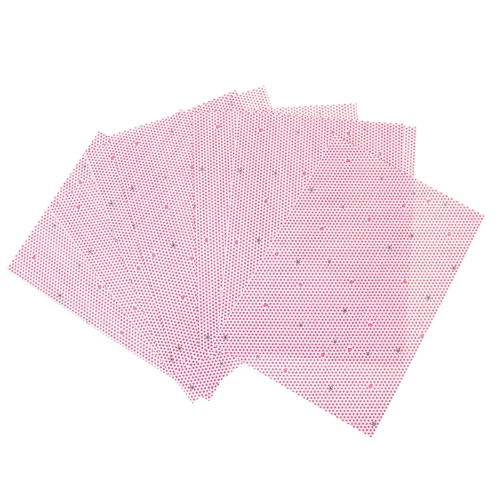 Бумага для творчества "Горошек" красный А4 плотность 80 гр