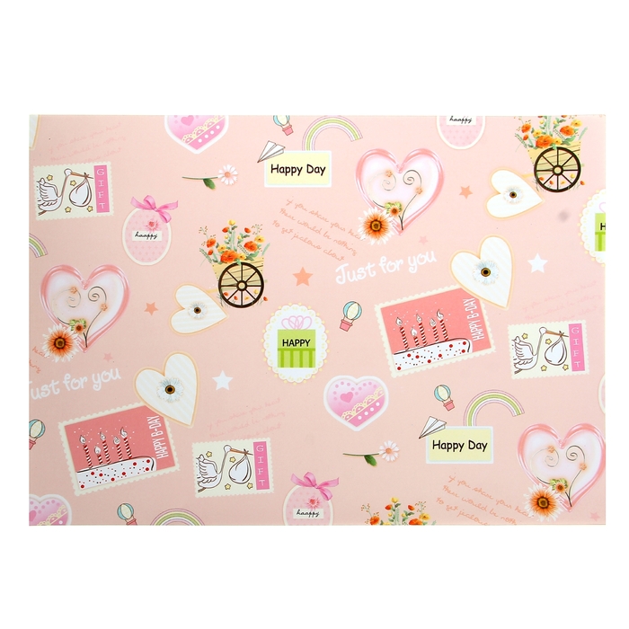 Бумага для творчества "Цветочная тележка" А4 плотность 80 гр