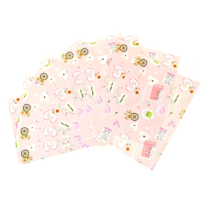 Бумага для творчества "Цветочная тележка" А4 плотность 80 гр