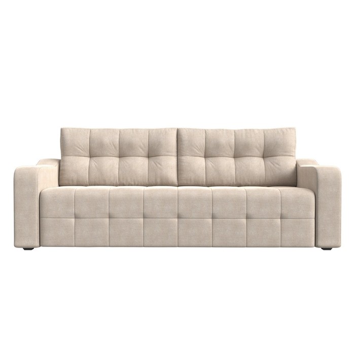 Прямой диван «Лиссабон», механизм еврокнижка, рогожка, цвет бежевый диван прямой смарт лиссабон люкс