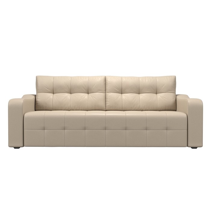 Прямой диван «Лиссабон», механизм еврокнижка, экокожа, цвет бежевый диван прямой смарт лиссабон люкс ivory са0381476022