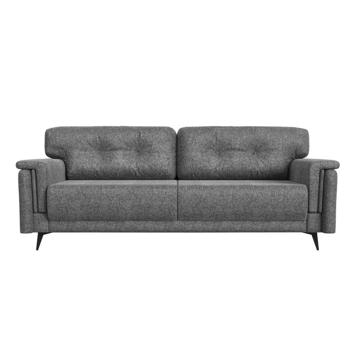 Прямой диван «Оксфорд», механизм пантограф, рогожка, цвет серый диван прямой белфаст механизм пантограф рогожка цвет серый