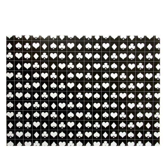 Бумага для творчества "Карточные масти" А4 плотность 80 гр