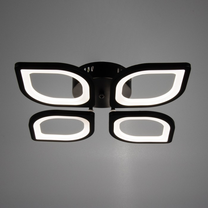 

Люстра "Кацу" LED 80W 3000-6500K ПДУ черный 52,5х52,5х9,5см