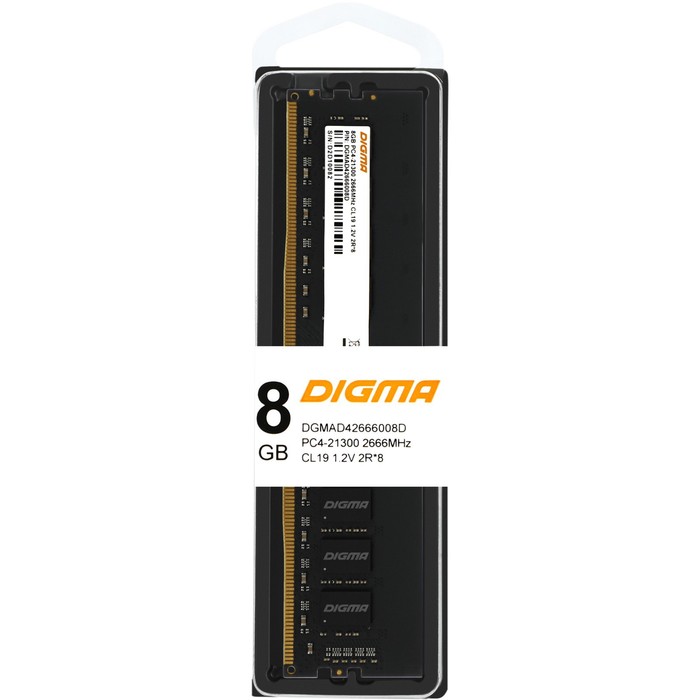 

Память DDR4 8GB 2666MHz Digma DGMAD42666008D RTL PC4-21300 CL19 DIMM 288-pin 1.2В dual rank 100449