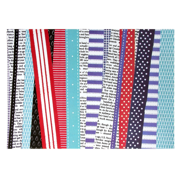 Бумага для творчества "Ленточки" А4 плотность 80 гр