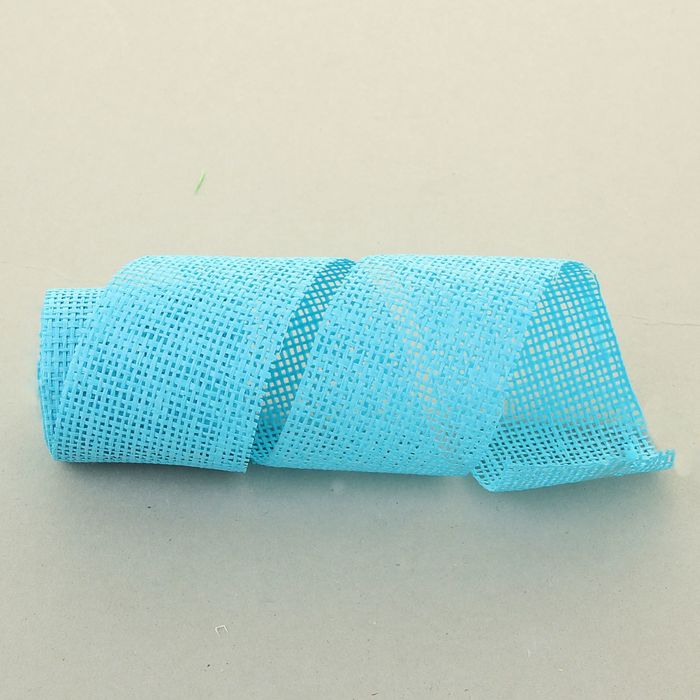 Лента упаковочная, цвет бирюзовый