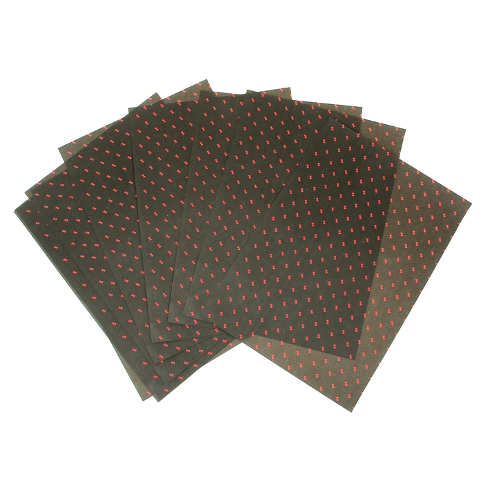 Бумага для творчества "Бантики на чёрном" А4 плотность 80 гр