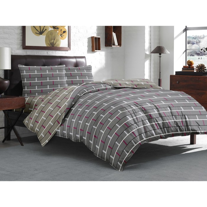 

Постельное бельё 1.5 сп, размер 150x220 см, 145x215 см, 70x70 см - 2 шт