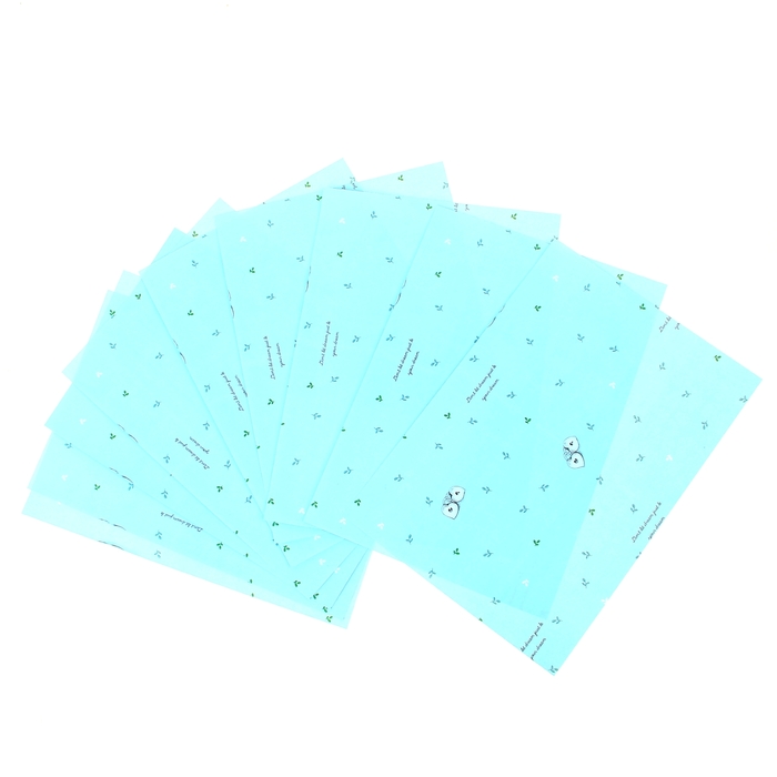 Бумага для творчества "Два сердца на голубом" А4 плотность 80 гр