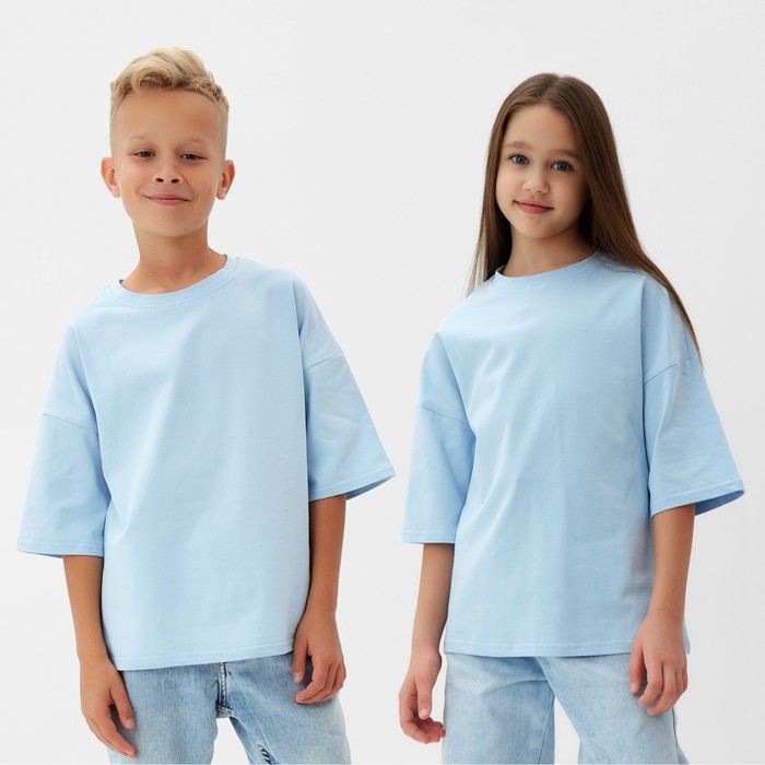 

Футболка детская MINAKU: Basic Line KIDS, цвет голубой, рост 92 см