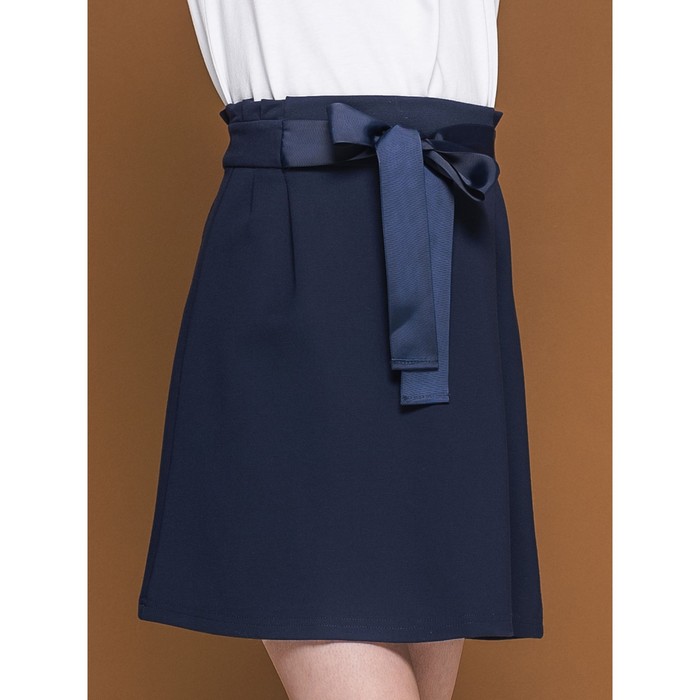 Юбка для девочек, рост 164 см, цвет синий юбка шорты для девочек рост 164 см