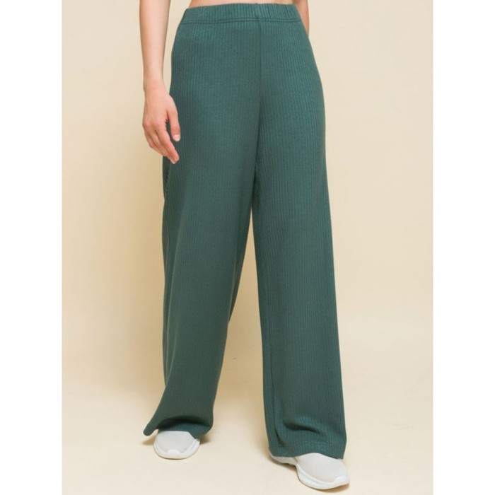 Брюки женские, размер 48, цвет зелёный брюки женские размер 70 цвет зелёный