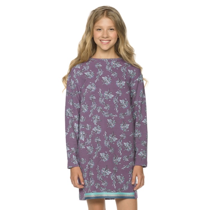 Платье для девочек, рост 122 см, цвет фиолетовый